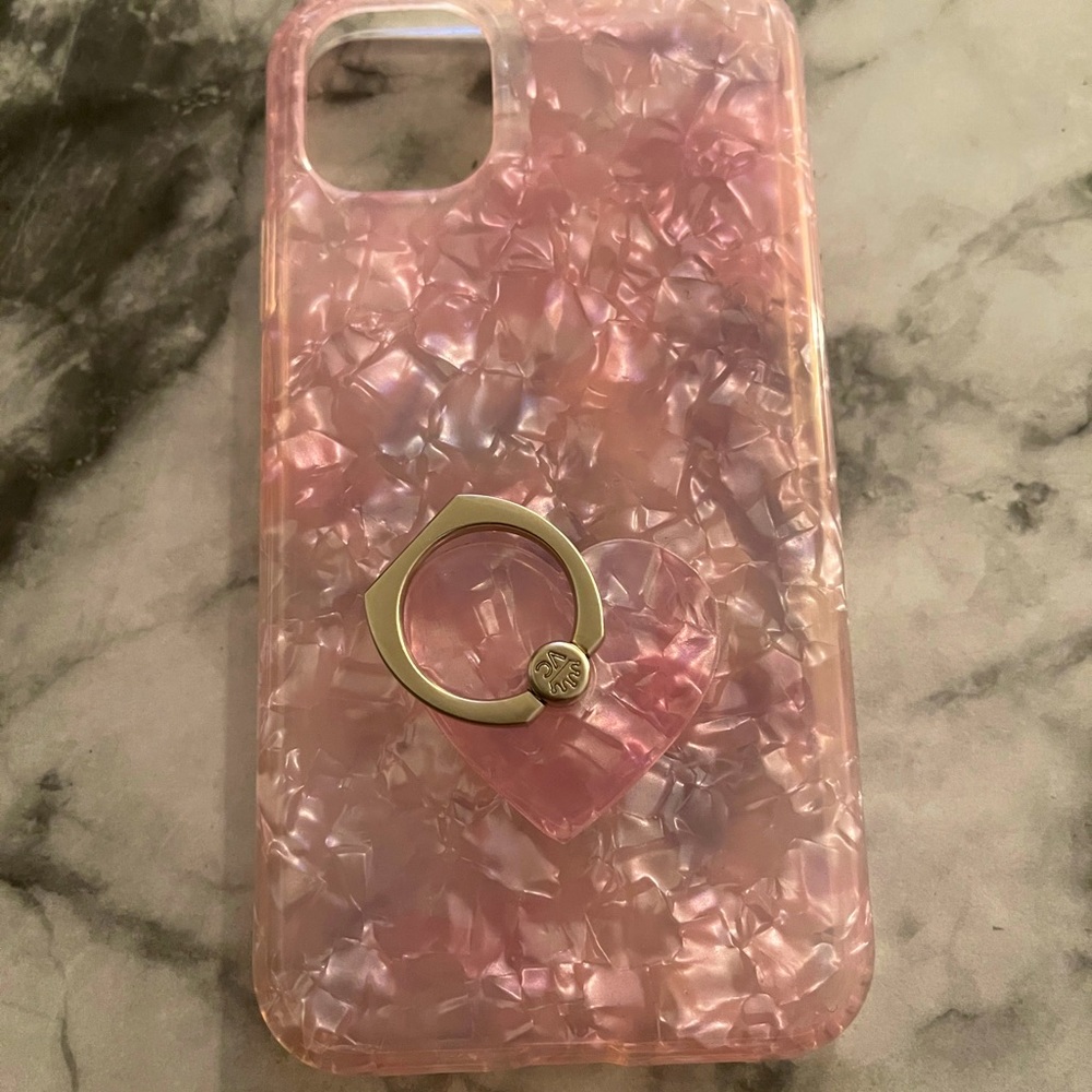 Pink pearl Velvet Caviar case